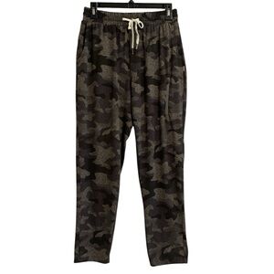 FEAT Roam Performance Sweatpants Pants Black/Gray Camo Men’s Size Small